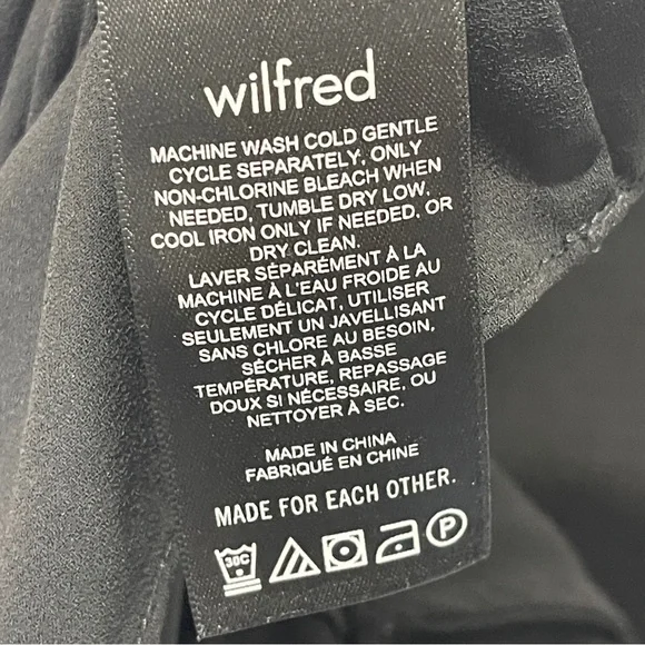 Aritzia Wilfred Arts Black Smocked Square Neck Spaghetti Strap Mini Dress Tiered - Picture 8 of 8